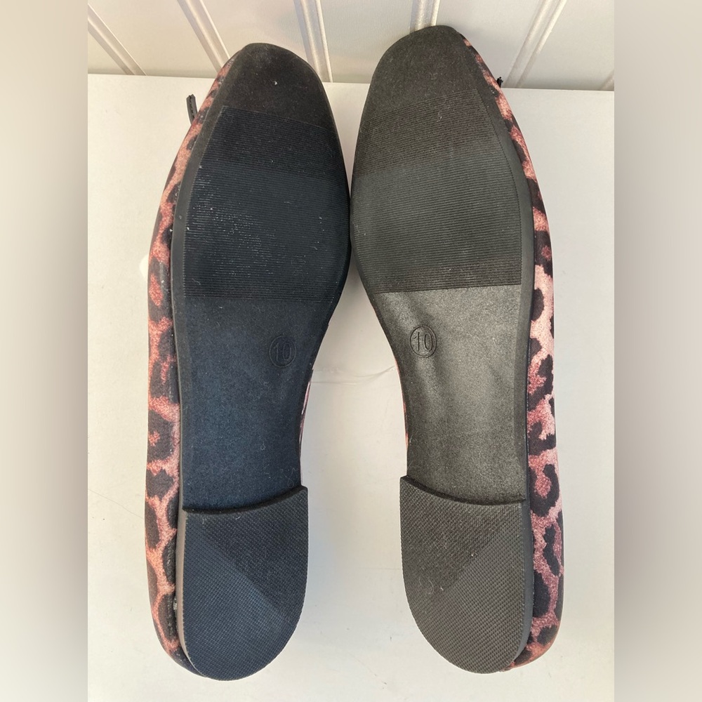 SM New York (Steve Madden) Leopard Print Ballerina Flats Brand-New Size 10 NWT - Picture 5 of 7